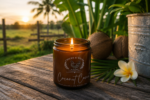 Coconut Soy Candle | Coconut Cove | Farmhouse Candle
