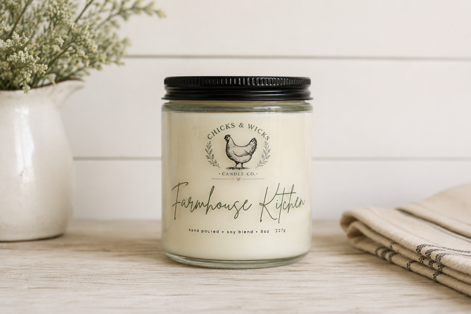 Comforting Soy Candle | Farmhouse Kitchen | Farmhouse Candle