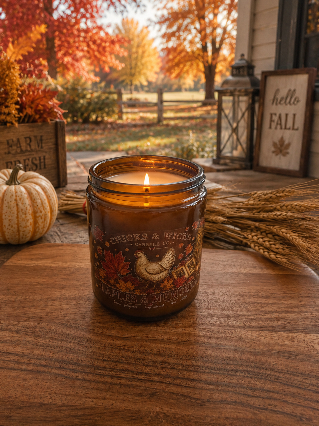 Maples & Memories | Gather & Glow Collection | Fall Candle
