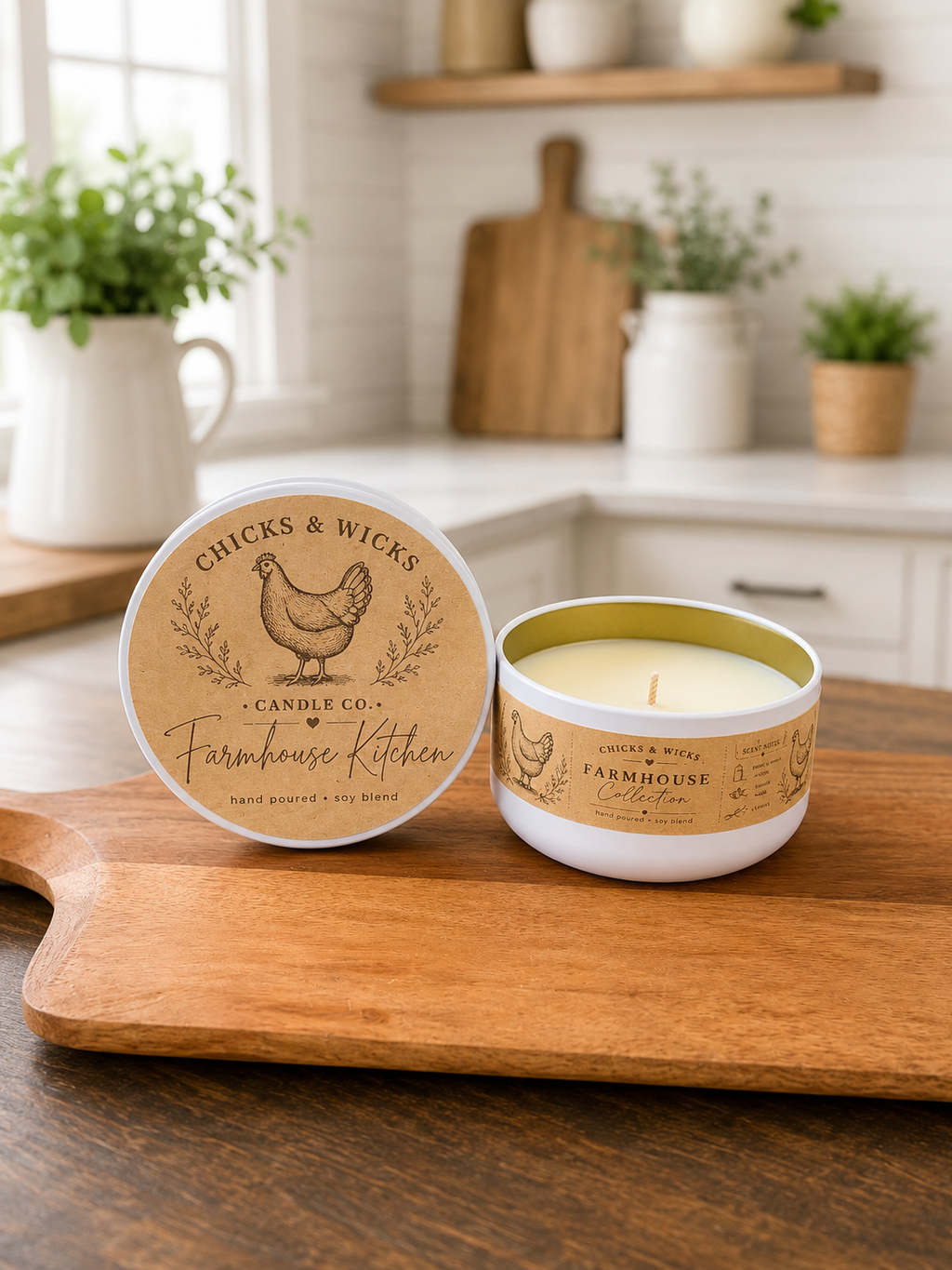 Farmhouse Kitchen Soy Candle | Farmhouse Collection | 4.6oz