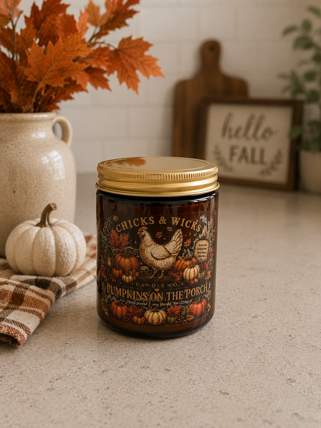 Pumpkins on the Porch | Gather & Glow Collection | Fall Candle