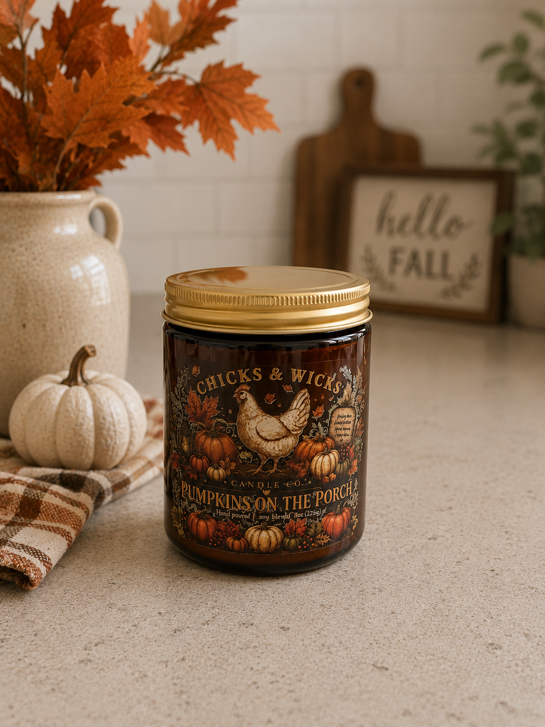 Pumpkins on the Porch | Gather & Glow Collection | Fall Candle