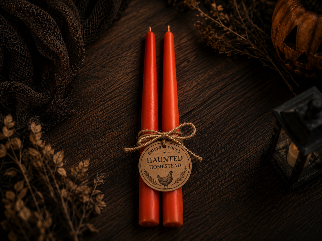 Haunted Homestead Beeswax Tapers