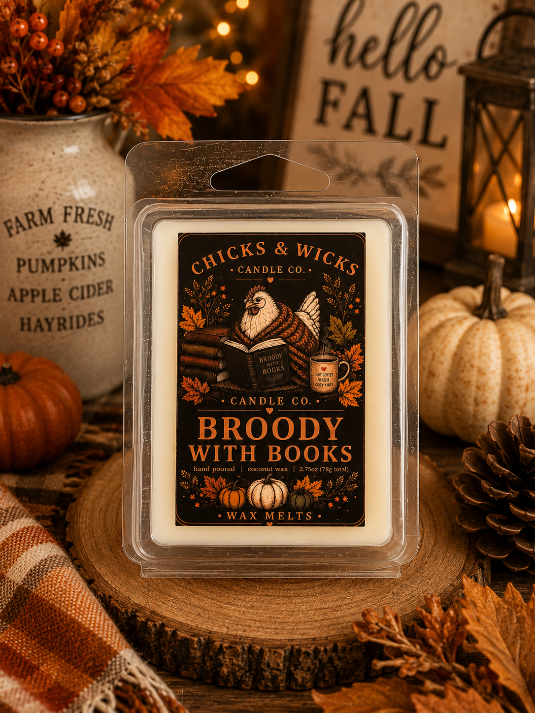 Broody With Books | Gather & Glow Collection | Wax Melt