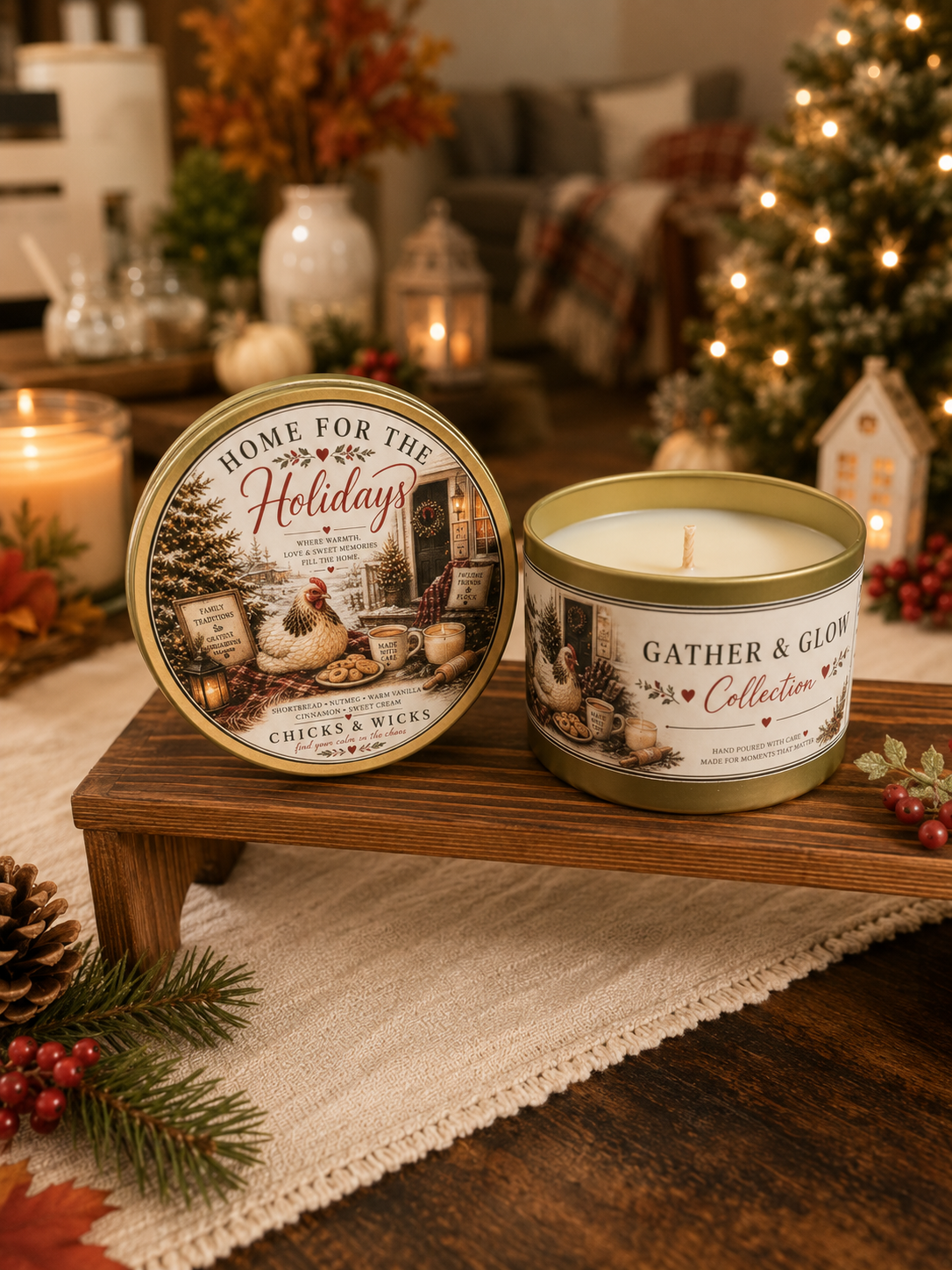 Home for the Holidays | Gather & Glow Collection | 6oz Soy Candle