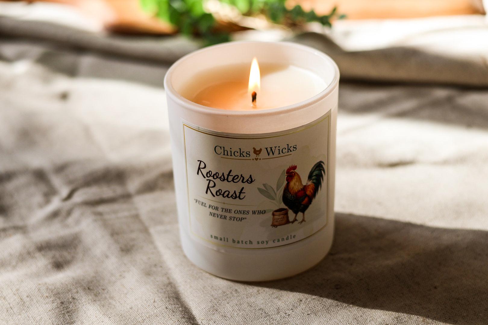 Signature Coffee Soy Candle | Roosters Roast | Hand-poured