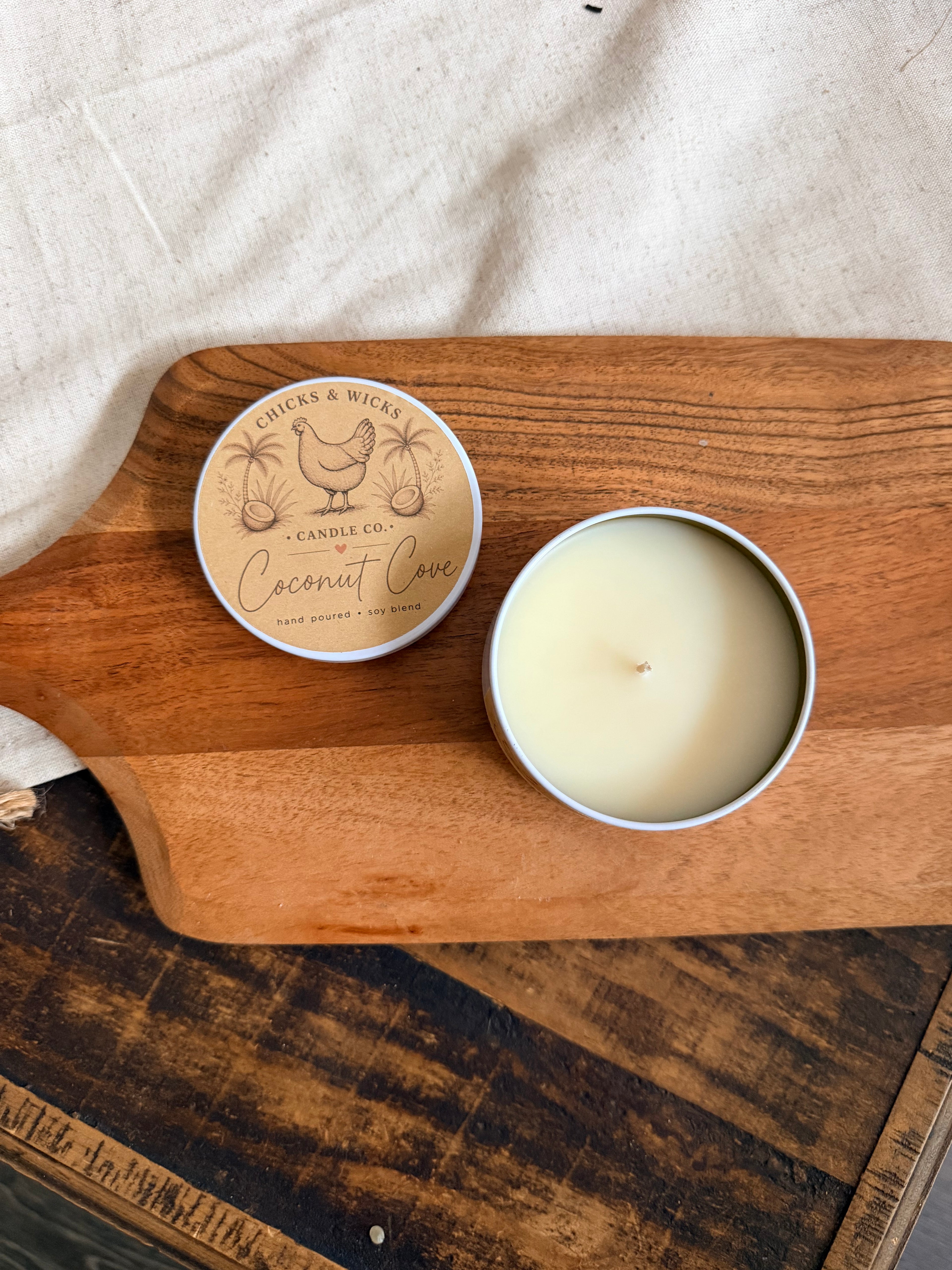 Coconut Cove Soy Candle | Farmhouse Collection | 4.6oz