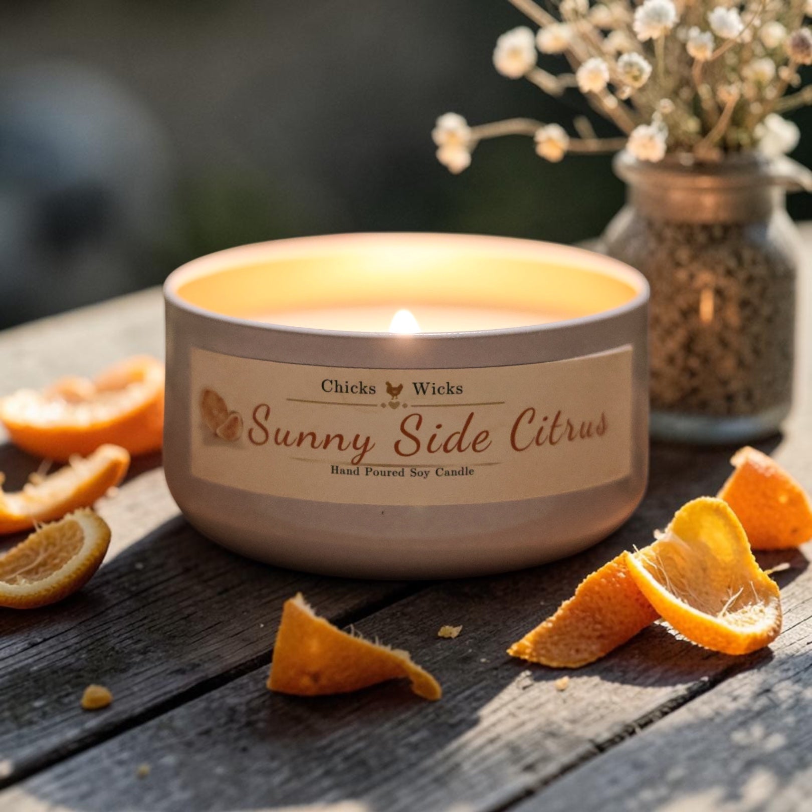 Signature Citrus Soy Candle | Sunny Side Citrus | 4.6oz