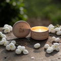 Signature Floral Soy Candle | Florals & Feathers | 4.6oz
