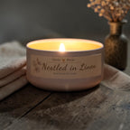 Signature Linen Soy Candle | Nestled in Linen | 4.6oz