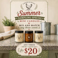 Summer Sampler Mini Candles | Mix & Match any 3 Scents